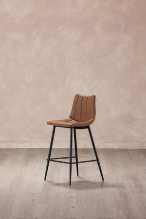   Modern European furniture - Vertical Stitched Counter Stools (2) - www.oroa.com | Oroa.com