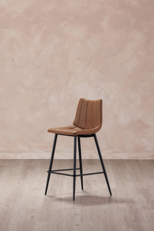   Modern European furniture - Vertical Stitched Bar Stools (2) - www.oroa.com | Oroa.com