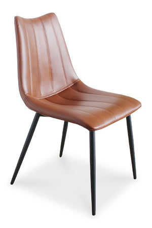 Modern European furniture - Vertical Stitched Dining Chairs (2) - www.oroa.com