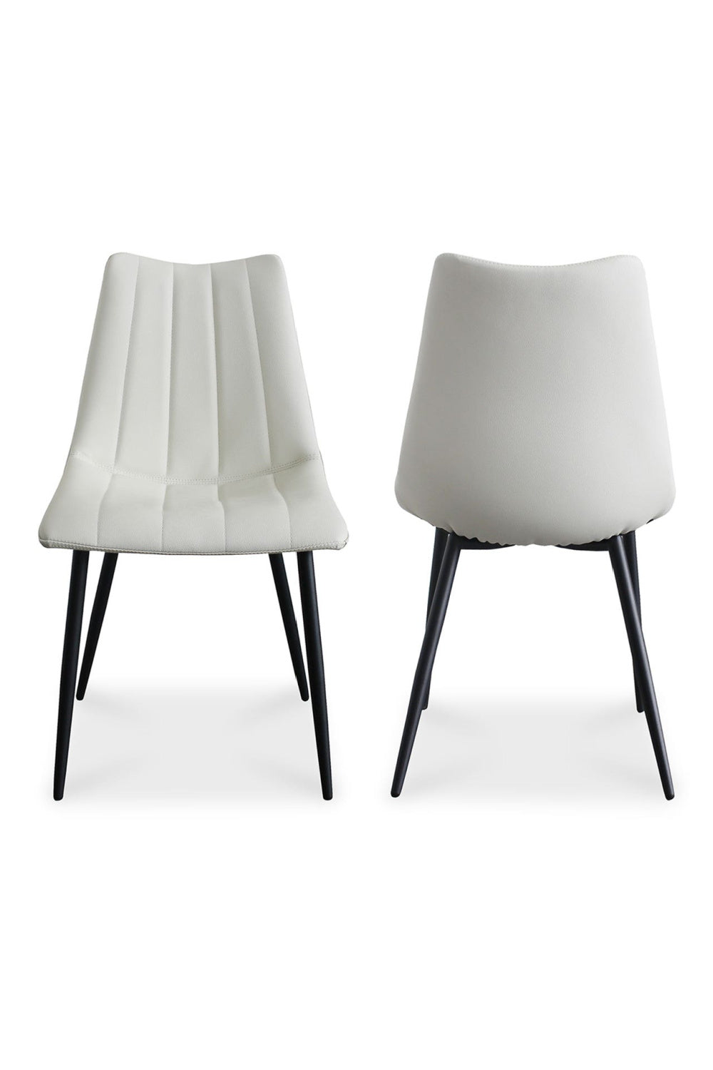 Modern European furniture - Vertical Stitched Dining Chairs (2) - www.oroa.com