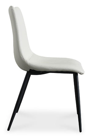 Modern European furniture - Vertical Stitched Dining Chairs (2) - www.oroa.com