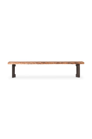 Modern European furniture - Brown Acacia Bench - www.oroa.com
