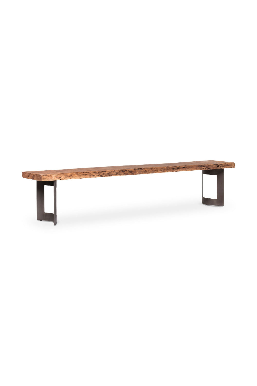 Modern European furniture - Brown Acacia Bench - www.oroa.com