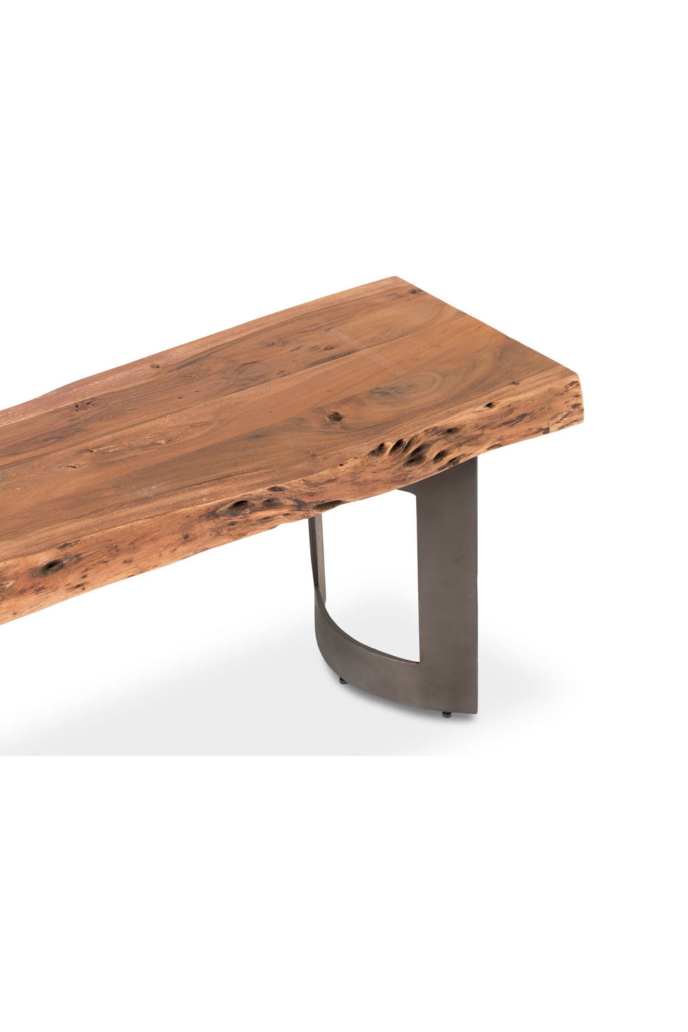 Modern European furniture - Brown Acacia Bench - www.oroa.com