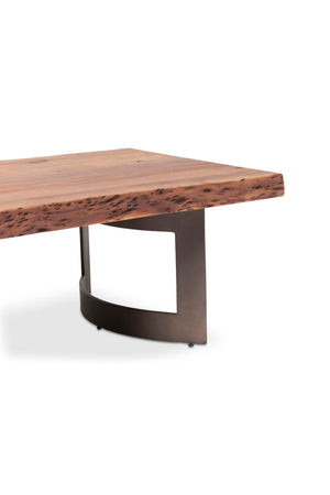   Modern European furniture - Brown Acacia Coffee Table - www.oroa.com | Oroa.com