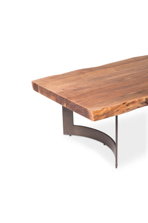   Modern European furniture - Brown Acacia Coffee Table - www.oroa.com | Oroa.com