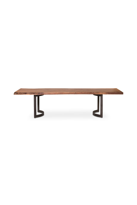 Solid Acacia Wood Dining Table | Novi Living Bent | Oroa.com