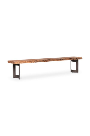 Rustic Natural Acacia Bench | Novi Living Bent | Oroa.com