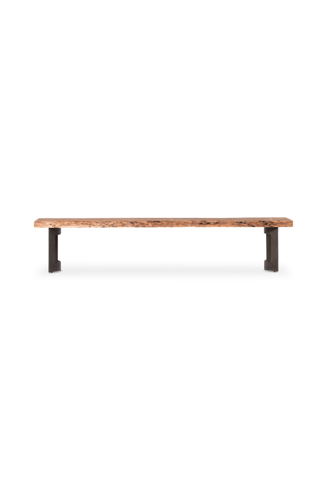Rustic Natural Acacia Bench | Novi Living Bent | Oroa.com