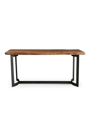 Modern European furniture - Acacia Wood Top Counter Table - www.oroa.com