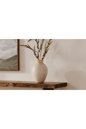 Modern European furniture - Brown Acacia Rustic Console Table - www.oroa.com