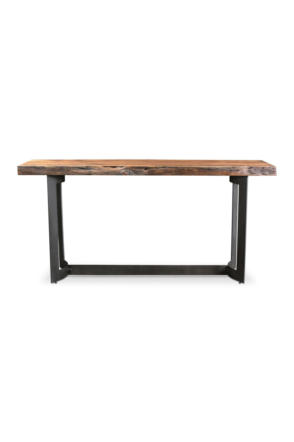 Modern European furniture - Brown Acacia Rustic Console Table - www.oroa.com
