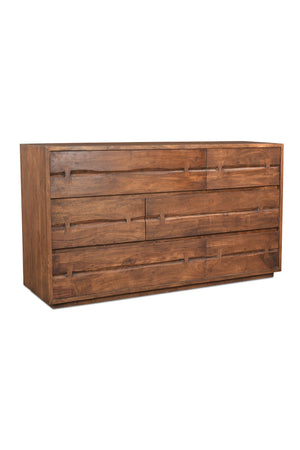 Modern European furniture - Solid Acacia 6-Drawer Dresser - www.oroa.com