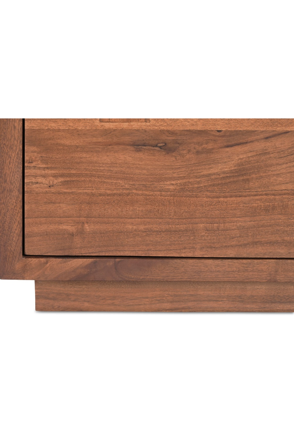 Modern European furniture - Solid Acacia 2-Drawer Nightstand - www.oroa.com