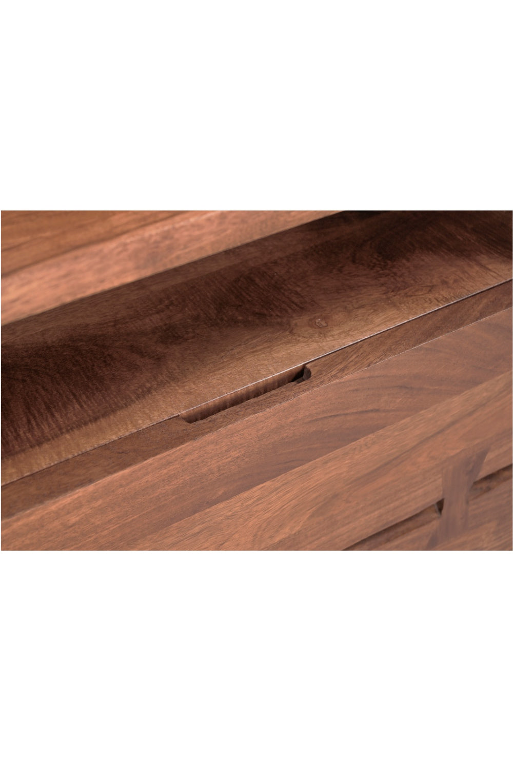 Modern European furniture - Solid Acacia 2-Drawer Nightstand - www.oroa.com