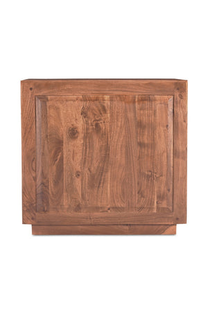 Modern European furniture - Solid Acacia 2-Drawer Nightstand - www.oroa.com