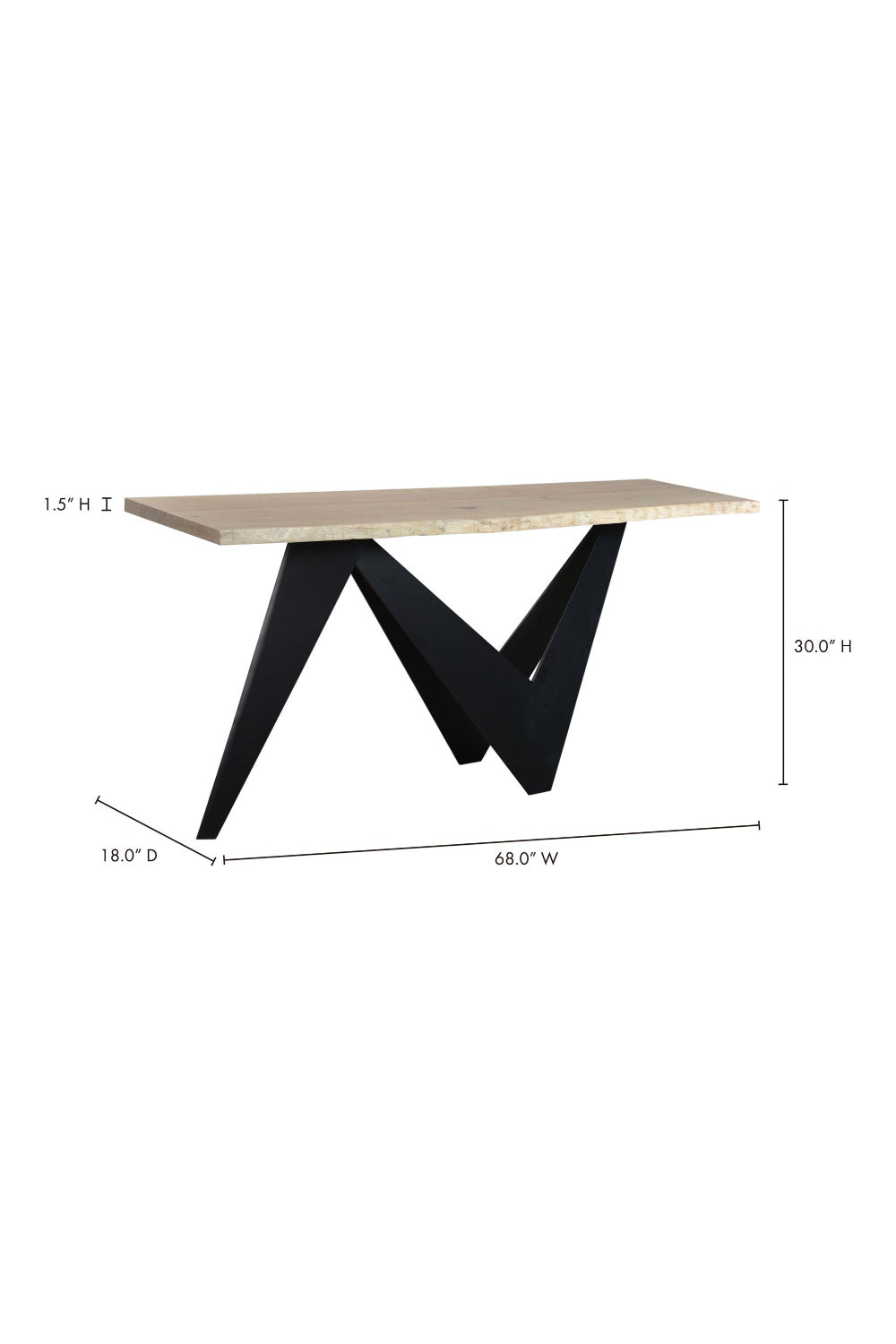 Sculptural Iron Base Console Table | Novi Living Bird | Oroa.com