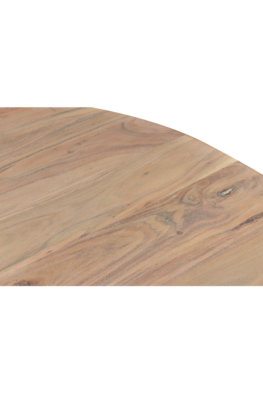 Modern European furniture - Whitewashed Acacia Round Dining Table - www.oroa.com