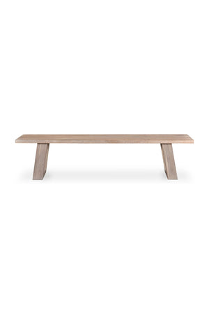   Modern European furniture - Whitewashed Acacia Wood Bench - www.oroa.com | Oroa.com