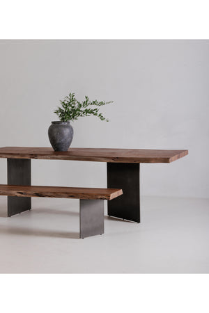   Modern European furniture - Solid Acacia Rustic Dining Table - www.oroa.com | Oroa.com