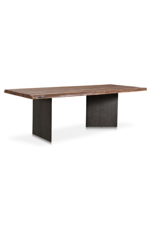   Modern European furniture - Solid Acacia Rustic Dining Table - www.oroa.com | Oroa.com