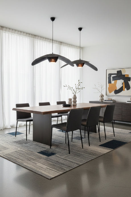 Modern European furniture - Solid Acacia Rustic Dining Table - www.oroa.com