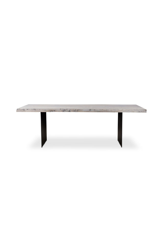 Modern European furniture - Whitewashed Acacia Dining Table - www.oroa.com