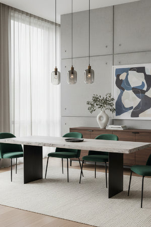   Modern European furniture - Whitewashed Acacia Dining Table - www.oroa.com | Oroa.com