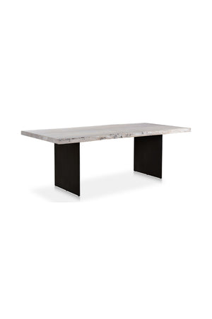   Modern European furniture - Whitewashed Acacia Dining Table - www.oroa.com | Oroa.com