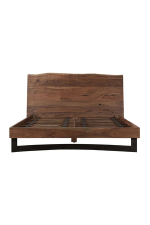 Rustic Natural Acacia Bed | Novi Living Bent | Oroa.com
