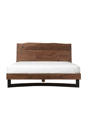 Rustic Natural Acacia Bed | Novi Living Bent | Oroa.com