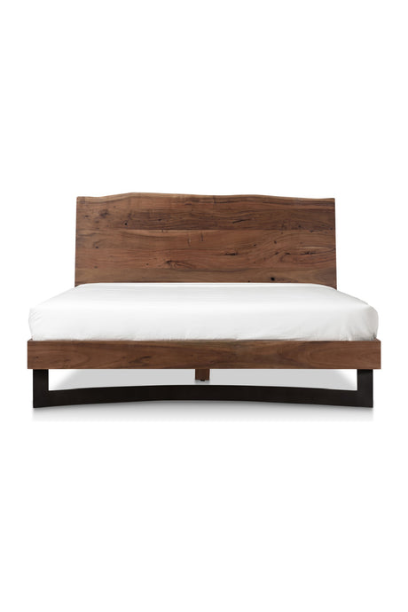 Rustic Natural Acacia Bed | Novi Living Bent | Oroa.com