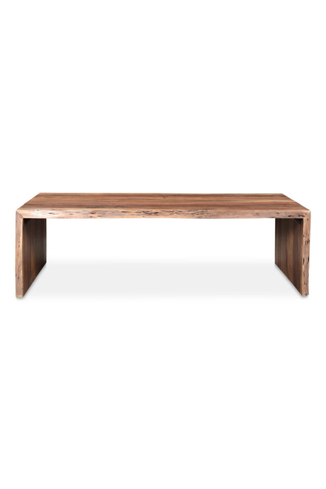 Modern European furniture - Natural Acacia Wood Coffee Table - www.oroa.com