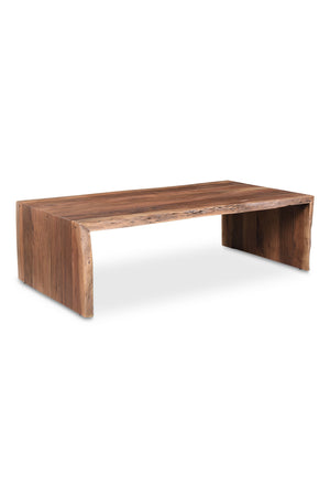 Modern European furniture - Natural Acacia Wood Coffee Table - www.oroa.com