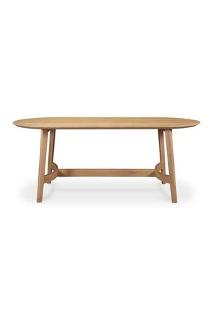 Oak Scandinavian Dining Table S | Novi Living Trie | Oroa.com