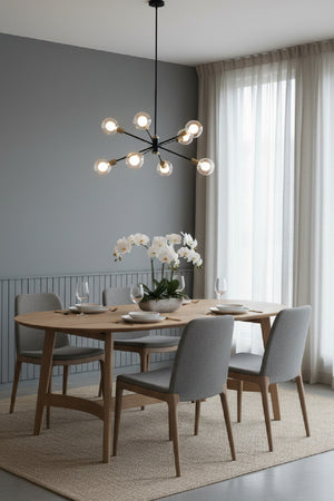 Oak Scandinavian Dining Table S | Novi Living Trie | Oroa.com