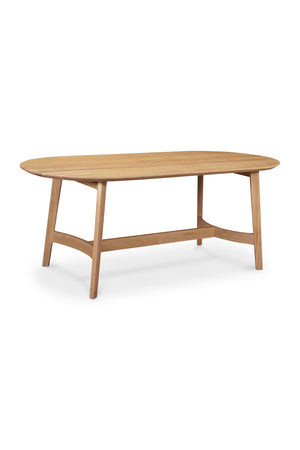 Oak Scandinavian Dining Table S | Novi Living Trie | Oroa.com
