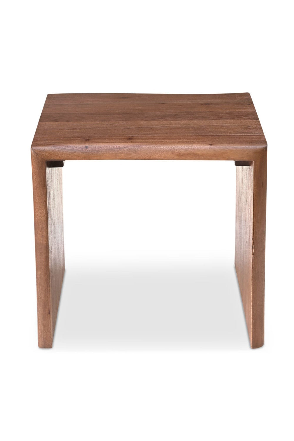 Modern European furniture - Brown Acacia Side Table - www.oroa.com