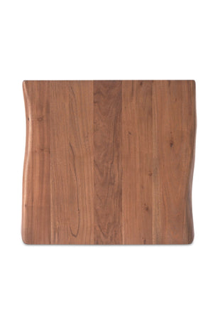 Modern European furniture - Brown Acacia Side Table - www.oroa.com