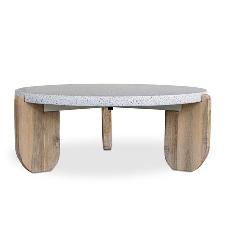 Acacia Legged Round Coffee Table | Novi Living Wunder | Oroa.com
