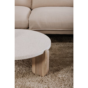 Acacia Legged Round Coffee Table | Novi Living Wunder | Oroa.com