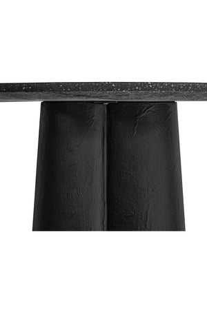   Modern European furniture - Black Terrazzo Indoor/Outdoor Dining Table - www.oroa.com | Oroa.com