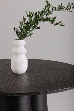   Modern European furniture - Black Terrazzo Indoor/Outdoor Dining Table - www.oroa.com | Oroa.com