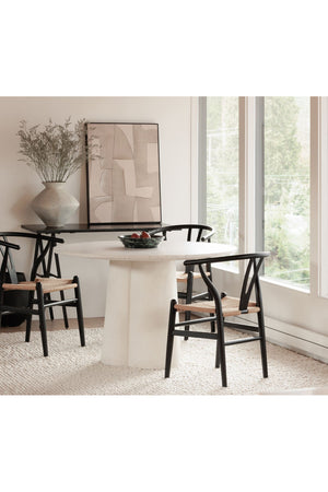 Modern European furniture - White Terrazzo Indoor/Outdoor Dining Table - www.oroa.com