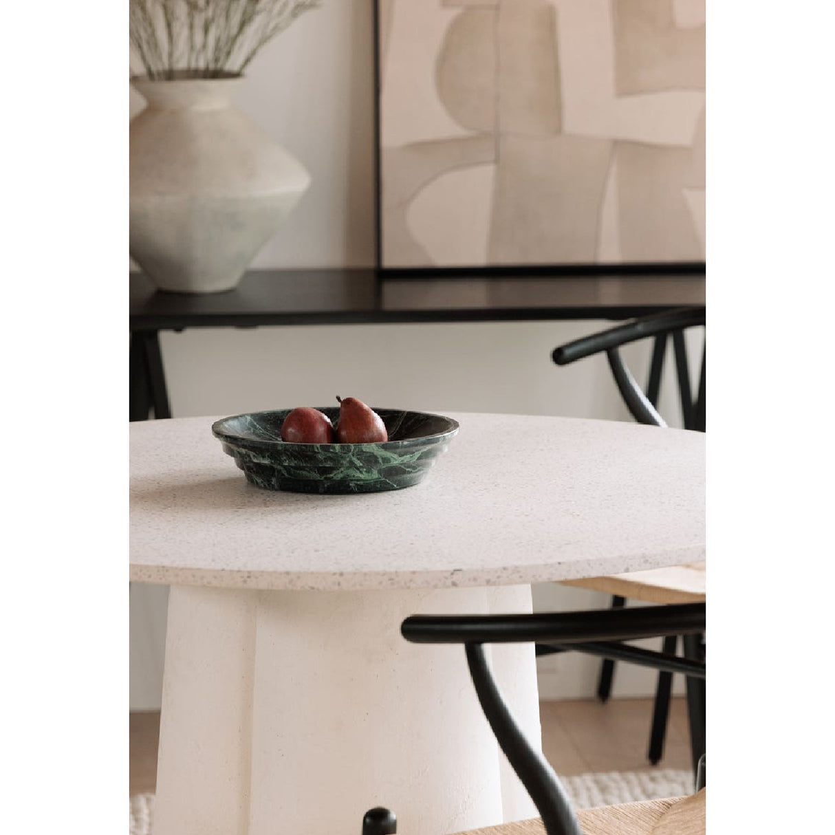   Modern European furniture - White Terrazzo Indoor/Outdoor Dining Table - www.oroa.com | Oroa.com