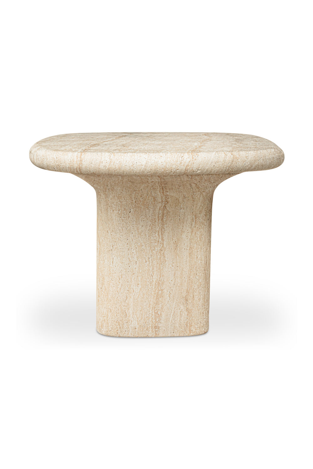 Modern European furniture - Beige Concrete Outdoor Dining Table - www.oroa.com