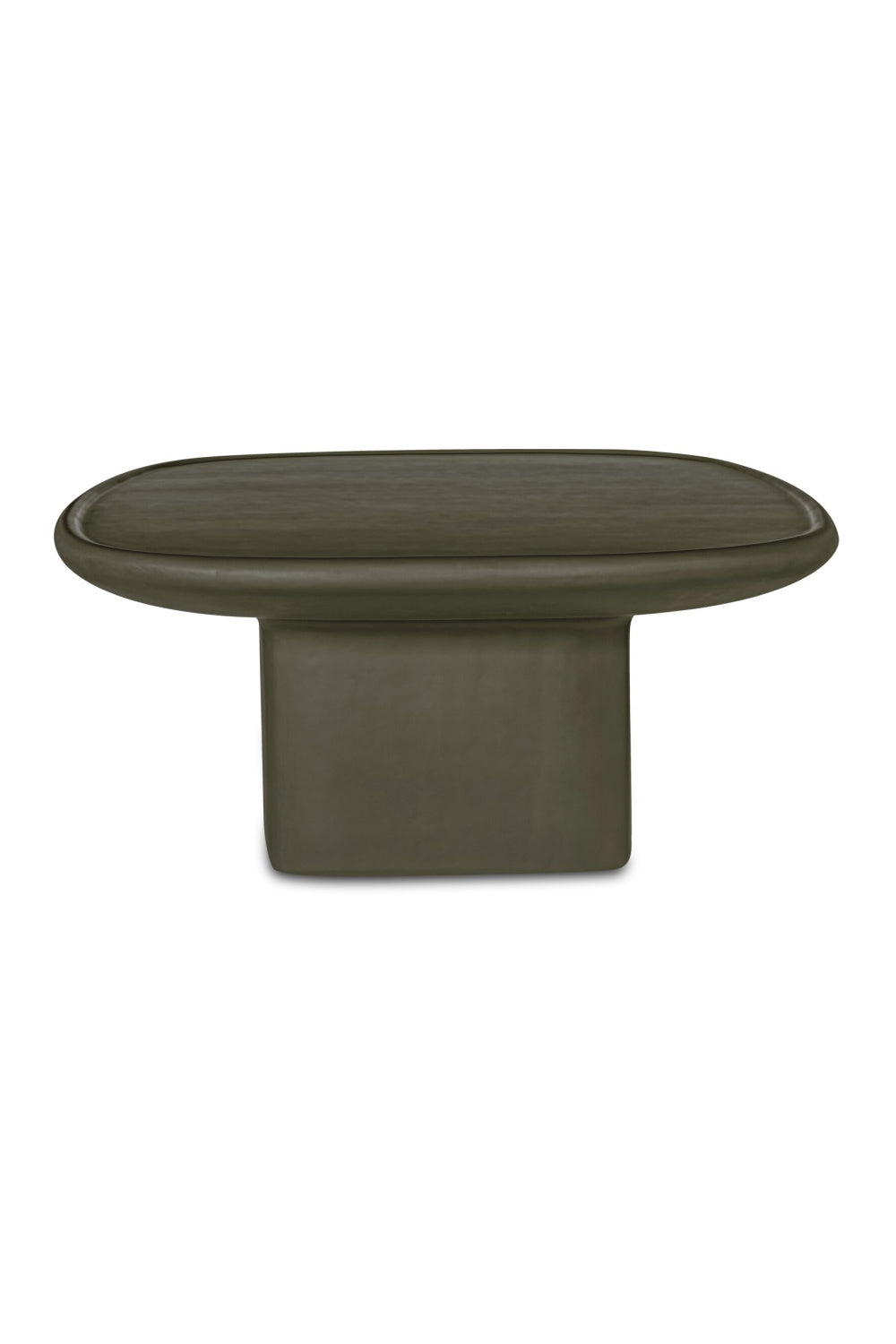 Oval Concrete Outdoor Coffee Table | Novi Living Manon | Oroa.com