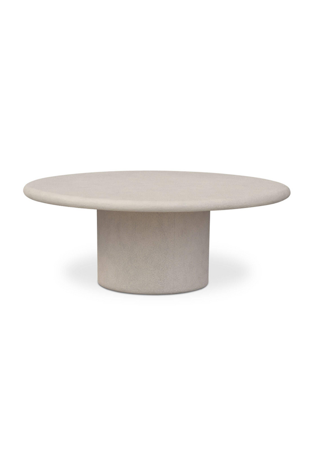 Concrete Oval Outdoor Dining Table | Novi Living Frida | Oroa.com