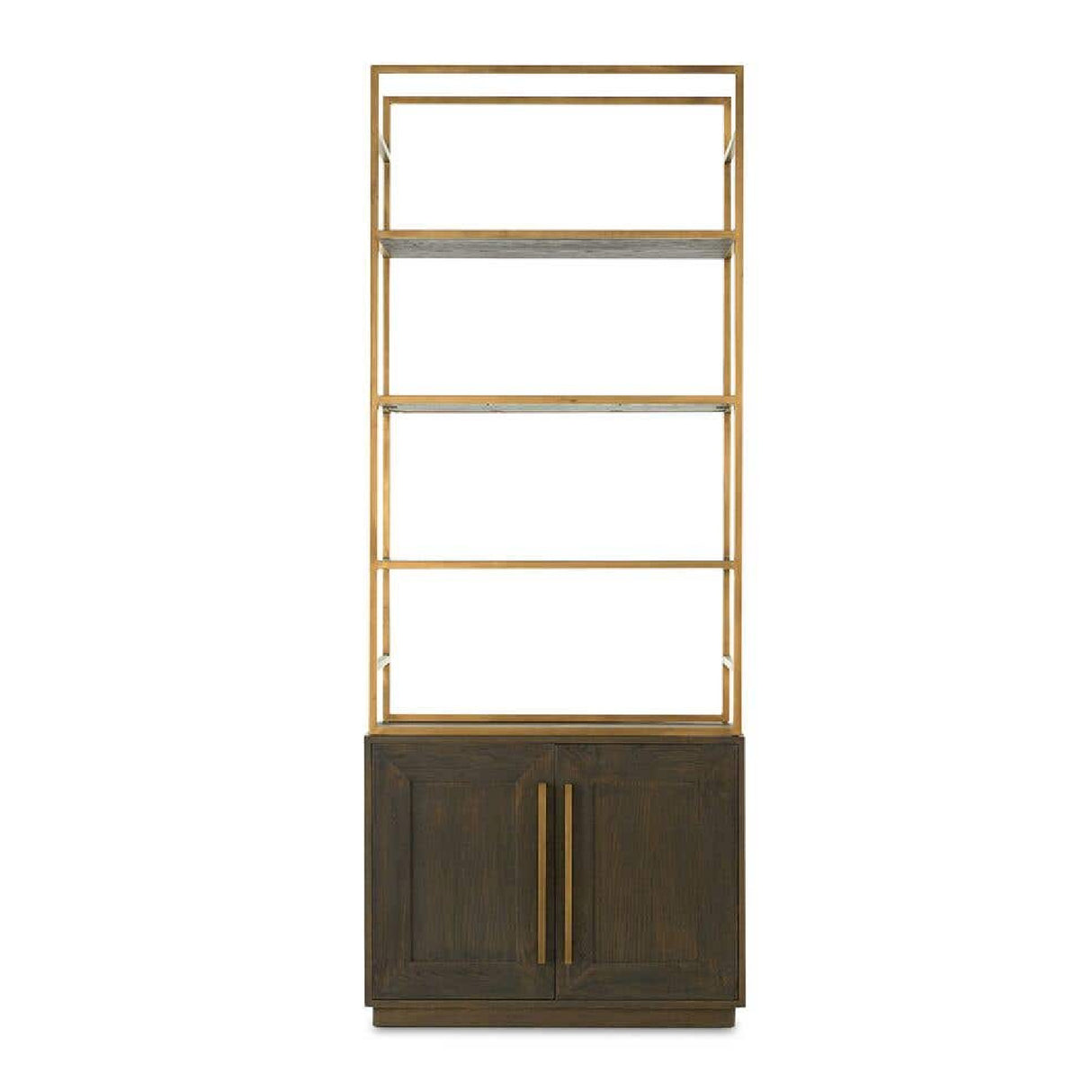 Modern European furniture - Solid Oak 2-Door Bookshelf - www.oroa.com