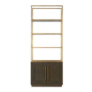 Modern European furniture - Solid Oak 2-Door Bookshelf - www.oroa.com